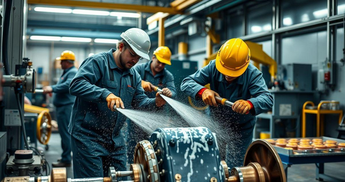 Desengraxante limpeza pesada para resultados eficazes em ambientes industriais