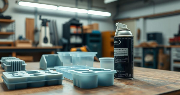 Desmoldante Spray para Moldes Plástico Eficiente