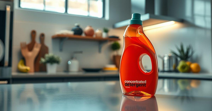 Detergente concentrado: a escolha ideal para limpeza eficiente e sustent&aacute;vel