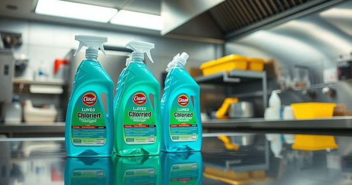 Detergente clorado &eacute; a Solu&ccedil;&atilde;o Eficiente para Limpeza e Desinfec&ccedil;&atilde;o em Ambientes Comerciais