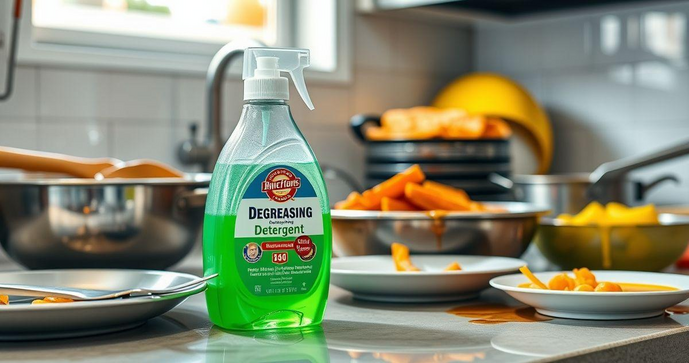 Detergente desengraxante: como escolher o melhor para suas necessidades de limpeza