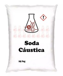 soda cáustica 25 kg